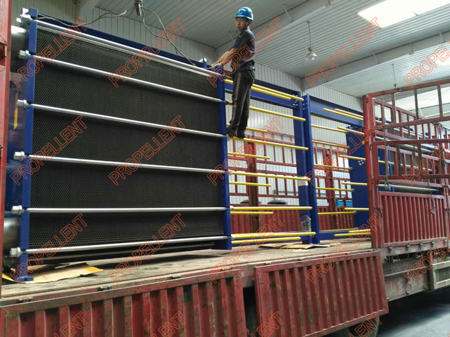 New wide gap plate heat exchangers are delivered
