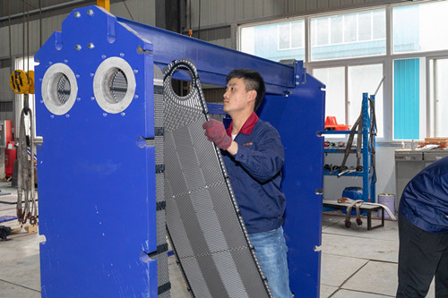 What are the advantages of the Propellent wide-channel heat exchanger