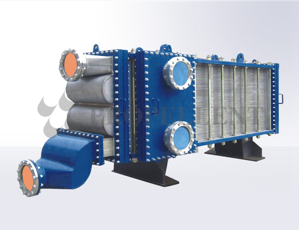 All-welded plate heat exchanger