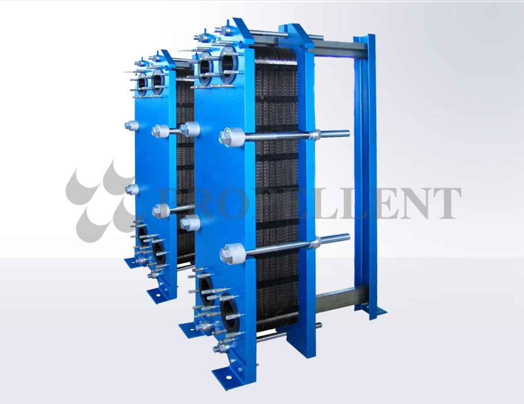 Wide-runner plate heat exchanger