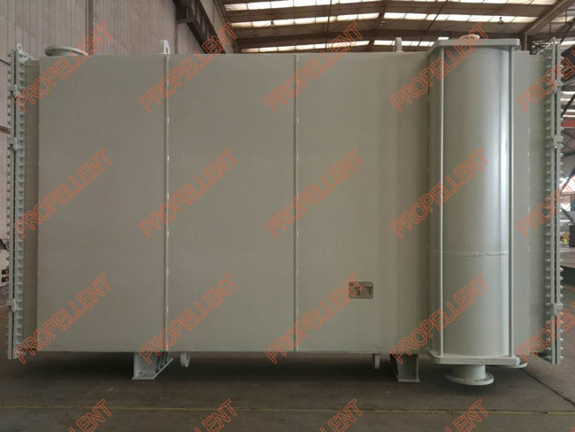 Fully welded wide gap plate heat exchanger