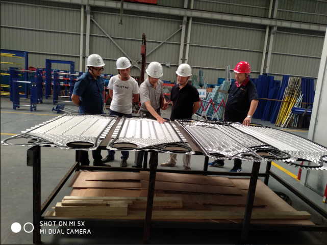 EPPEN Biotech visited Propellent heat exchangers factory